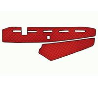 24/7Auto tablero rojo Eco esteras de cuero cubre para FH4 Euro6 con sensor