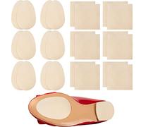 24 almohadillas antideslizantes para zapatos, protectores adhesivos para suela de zapatos, tacones altos, agarres antideslizantes para zapatos, reducción de ruido para botas de hombres y mujeres,