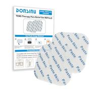 24 almohadillas de gel duraderas compatibles con OMRON Tens Unity, 12 pares compatibles con almohadillas de gel Omron Heat Pain Pro, PM311/F320, almohadillas de gel con electrodos DONSINU