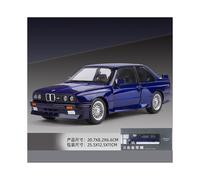(24 BMW M3 caja azul) 1:36 BMW M3 1987 sedán Aleación Coche Diecast Metal Vehículo Modelo Niño Juguete