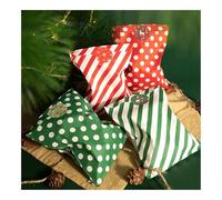 24 bolsas de papel kraft con calcomanías, bolsas de embalaje de galletas de Feliz Navidad, regalos de boda, fiesta de cumpleaños, suministros de embalaje
