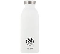 24 BOTTLES Clima 500ml Ice, Botella Adultos Unisex, White (blanco), 500 Ml