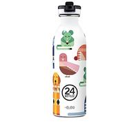 24 Bottles Kids Bottle - Botella Agua Niños 500 ml, Cantimplora Infantil, Ideal para el Colegio, Botella Agua Acero Inoxidable 100% Hermética - Botella de Agua Personalizada Niña y Niño Ultraligera