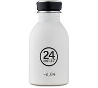 24 Bottles Urban Bottle - Botella Agua Acero Inoxidable 250 ml, Botella de Agua para Gimnasio y Deporte 100% Hermética Segura sin BPA, Cantimplora Ultraligera, Botella de Agua Deportiva Ice White