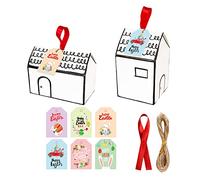 24 cajas de embalaje de regalo de Pascua para aperitivos de personalidad creativa, cajas de papel con feliz Pascua, pequeñas cajas de regalo de Navidad para dulces, regalos de joyería