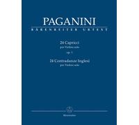 24 Caprices Opus 1 / 24 Contredanses Anglaises --- Violon solo