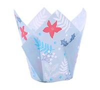 24 Cápsulas de Papel para Cupcakes de PME en forma de tulipán, Flores Festivas