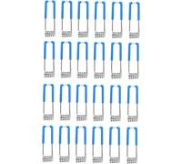 24 clips de resorte de retención, abrazaderas de fijación de 1,4 x 60 mm para foco empotrable GU10 MR16, iluminación de techo empotrada