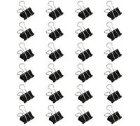 24 clips plegables de acero inoxidable de cola larga, abrazadera de papel resistente para bolsas de alimentos, archivos de fotos, recibos, tablero de dibujo, suministros de oficina