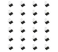 24 clips plegables de metal de cola larga de acero inoxidable para carpeta de papel para bolsas de alimentos, archivos de fotos, documentos, clips plegables