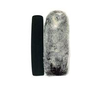 24 cm de piel peluda MIC parabrisas compatible para Audio-Technica AT8035 AT8015 AT8132 BP4071 BP4027 azden sgm-2x micrófono
