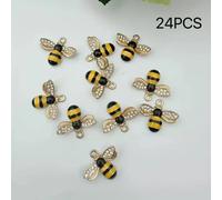 24 Colgantes de con Esmalte y - Exquisitamente Elaborados para DIY, Ideales para Collares, Pulseras y Aretes - Regalo para Navidad, Día del Maestro, Graduación o Fiestas - Joyería Festiva de Calidad