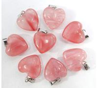 24 colgantes de piedra natural de cuarzo con ojo de tigre, lapislázuli, turquesas, corazón, para hacer joyas, collares, accesorios de adorno (color: n.º 4)