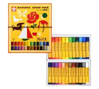 24 colores Sakura Color pastel crayon rodando densamente (importación de Japón)