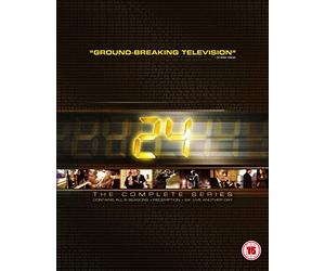 24 Complete TV Series DVD Collection [53 Discs] Box Set: Season 1, 2, 3, 4, 5, 6, 7, 8, 9 : Live Another Day + Redemption + Extras: Cast & Crew Commentaries + Deleted and Extended Scenes + Alternate Ending + Many Featurettes + Music of 24 and many more...