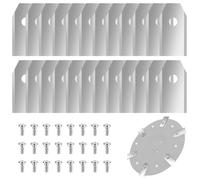 24 cuchillas para segway navimow, compatibles con cuchillas de repuesto, cortadoras robóticas, por ejemplo, i105N, i108N, i110N, accesorios para cortacésped de jardín
