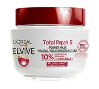 ¡24% DTO! Elvive Total Repair 5 Mascarilla Reparadora para Pelo Dañado 300 ml