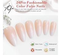 24 Esmaltes De Uñas, 4 Palitos Para Frotar, 10 Adornos De Diamantes Para Uñas, Decoraciones Creativas Para Uñas, Accesorios En Forma De Mariposa, Herramientas Para Uñas.
