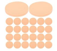 24 Esponjas de Látex y Algodón Piezas Redondas de Maquillaje