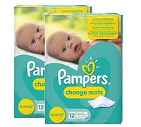 24 esteras de cambio Pampers Baby Mats (12x2).