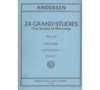 24 Grand Studies (The School of Virtuosity) Opus 60 For Flute volumeII