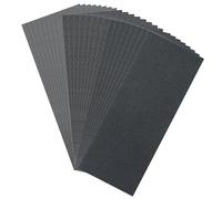 24 hojas de papel de lija húmedo y seco, papel de lija de grano múltiple 1000 a 3000, papel de lija impermeable, 3 tipos de hojas de lijado, papel de lija abrasivo para madera, muebles, metal, pulido