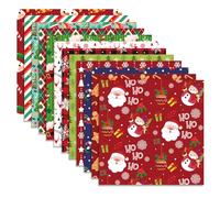 24 hojas de papel de Navidad para álbumes de recortes, manualidades, tarjetas, invitaciones, sobres, origami, diario, tarjetas decorativas, papel de fondo artístico, 24 hojas