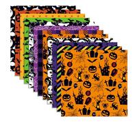 24 hojas de papel para álbumes de recortes de Halloween de 30 x 30 cm para álbumes de recortes, manualidades, tarjetas, invitaciones, sobres, origami, diario, tarjetas decorativas, bloc de papel con