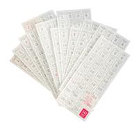 24 hojas de pegatinas de fecha para planificadores, 8, 1 x 3, 4 pulgadas, pegatinas de calendario de 365 días para personalizar planificadores, calendarios, cuadernos, planificador para adultos