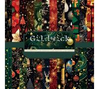 24 Hojas Papel Scrapbooking de Navidad Papel Decorados para Álbumes de Recortes 12 Diseños Papels de Navideño,6"X6" Festival Papels Decorativo para Hacer Tarjetas Materiales Scrapbooking DIY Decoupage