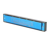 24 Holes Diatonic Blues Armonica, C Key Polifonic Armnica con Estuche de Almacenamiento para Profesionales de Principiantes (BLUE