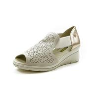 24 HORAS 24 HRS - Sandalias Beige Cuero para: Mujer Color: Relax Crema Talla: 40
