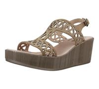 24 HORAS 24 HRS - Sandalias Beige Plataforma - Cuero para: Mujer Color: Relax Arena Talla: 39