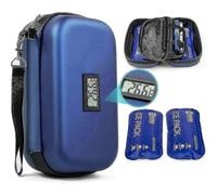 24 Hour Insulin Cooler Travel Case Diabetic Cooler for Travel with Temperature Display Refrigerated