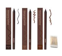 24 Hr Waterproof Eye Pencil, Eyeliner for Green Eyes, No Smudging, Fading, Smooth and Easy to Color (E)