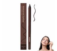 24 Hr Waterproof Eyeliner Duo Sharpenable Eye Pencil,Sharpenable Eye Pencil,Waterproof,Smudge-Proof Long-Lasting Makeup Eyeliner,Smooth and Easy to Color (Graphite)