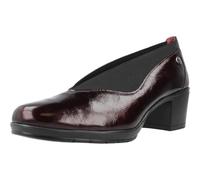 24 HRS - Zapato Tacón Mujer 24HRS Palak Vino Piel Charol Cómodo 26590 - Cuero para: Mujer Color: PALAK Vino Talla: 37