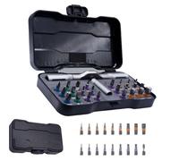 24 In 1 Diy Magnetic Compact Portable Ratchet Screwdriver Set，Multi Bit Magnetic Drive Set With Detachable Ratchet Handle,Portable Precision Repair Tool Kit For Furniture,Bicycle