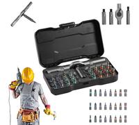 24 in 1 DlY Screwdriver Set Magnetic Compact and Portable Ratchet Screwdriver,24 in 1Household Ratcheting Screwdrivers Set,Magnetic Compact for Versatile Use, Home & DIY Project (1 Set)