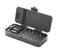 24 in 1 Magnetic Ratchet Screwdriver Bit Set, Multi Bit Tool Kit with Cr Mo Alloy Bits Magnetic Drive 58 Tooth Ratchet Handle for Electronics Furniture Repair More