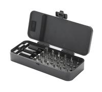 24 in 1 Precision Bit Set, DIY Screwdriver 24 in 1,Magnetic Ratcheting Screwdriver with Detachable Handle and Compact Case for Electronics, Watches,