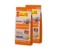 24 kg (20 + 4 kg ¡gratis!) Nature's Variety Healthy Grains Adult Medium Maxi Pescado Blanco pienso para perros ¡Pack Ahorro!