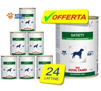 24 Latas - Royal Canin SATIETY Control De Peso 410 Gramos - Húmedo Para Perros