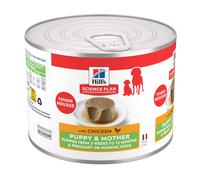 24 latas x 200 g Hill's Science Plan Puppy&Mother Mousse de Pollo lata para perros ¡Pack ahorro!