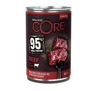 24 latas x 400 g Wellness Core ternera y brocoli lata para perros ¡Pack Ahorro!