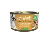 24 latas x 85 g Schesir Adult Atún con pollo lata para gatos ¡Pack Ahorro!