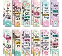 24 Marcadores de Libros con Citas Inspiradoras - Marcadores de Páginas de y Afirmaciones para Amantes de los Libros y Entusiastas de la Papelería