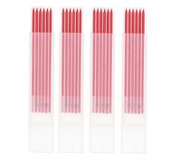 24 Minas De Lápiz De Carpintero, Minas De Lápiz De Carpintería De Grafito De 2,8 Mm, Juego De Lápices De Carpintero Para Carpintería, Construcción, Escritura, Pintura, Bocetos(Rojo)