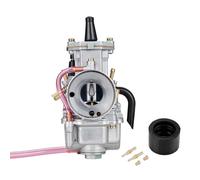 24 mm PWK,Carburador Moto Power Jet Carb Racing Performance Universal para 50 cc 100 cc Pit Dirt Bike Motocross Enduro on/Off Road ATV Quad Scooter (Regular)