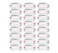 24 Modelos Plantillas de Cejas Formar de la ceja Cejas Molde Kit Maquillaje de Bricolaje Herramientas de Belleza